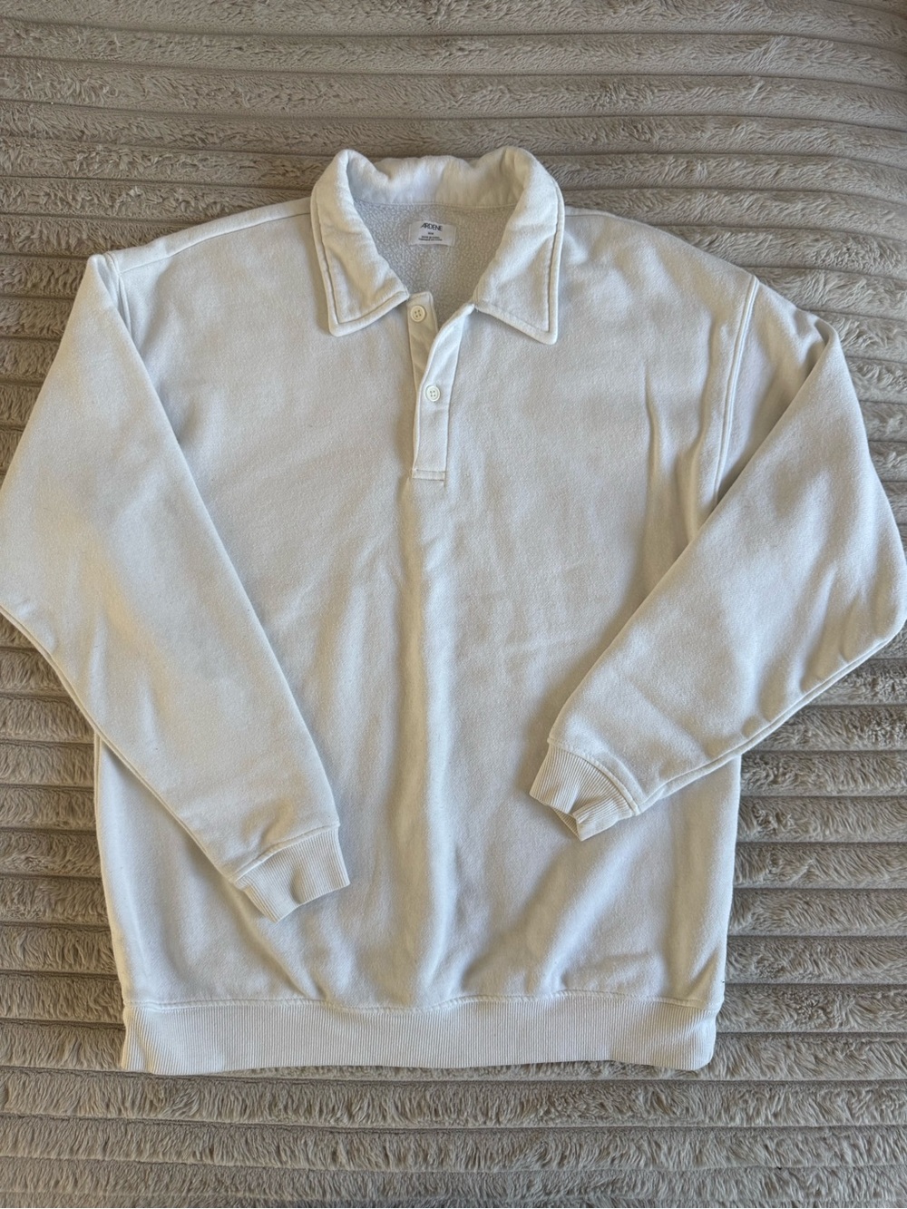 White Polo Sweater